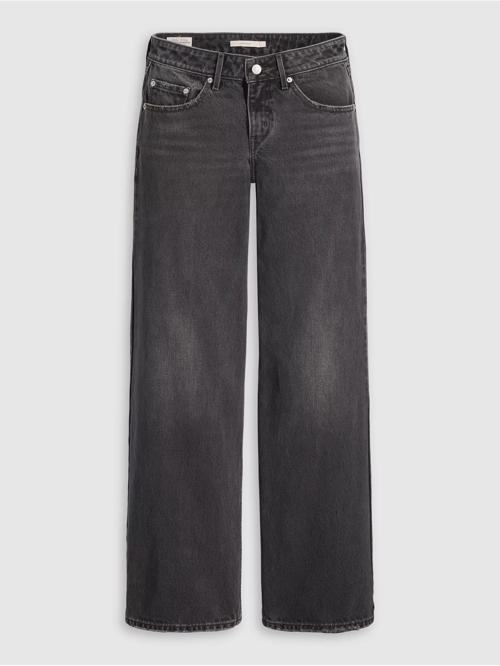 Levi's Women's Washed Black Low Rise Loose WISH ME LUCK Jeans - Picture 3 of 8